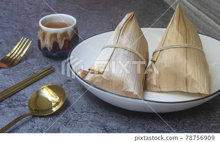 Taiwanese Dragon Boat Festival traditional food: Zongzi 78756909