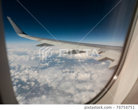 View from the window of the plane View from the window of the plane 78758751