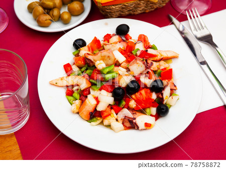 Seafood salad Salpicon de marisco 78758872