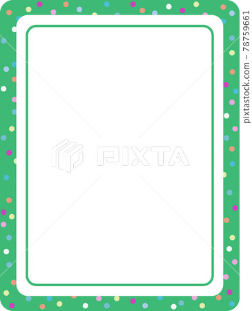 Empty green vertical frame banner template Empty green vertical frame banner template 78759661