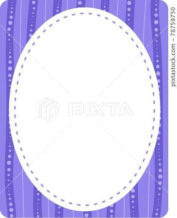 Empty oval shape banner template Empty oval shape banner template 78759750