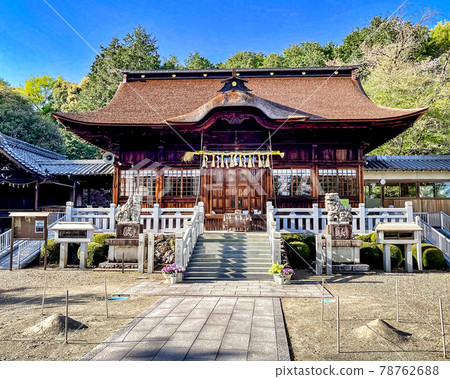 Haiden of Tejikarao Shrine in Kakamigahara City, Gifu Prefecture 78762688