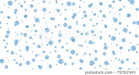 Winter seamless pattern with blue snowflakes on white background. Vector illustration for fabric, textile wallpaper, posters, gift wrapping paper. Christmas vector illustration. Falling snow Winter seamless pattern with blue snowflakes on white background. Vector illustration for fabric, textile wallpaper, posters, gift wrapping paper. Christmas vector illustration. Falling snow 78762993