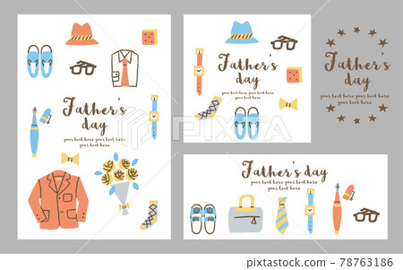 Father's Day Illustration_Design Set 02 78763186