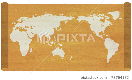Old world map watercolor Old world map watercolor 78764582