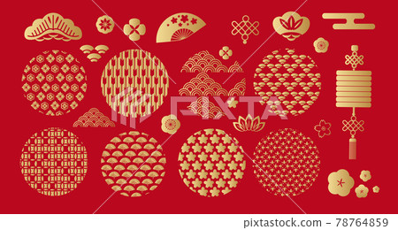 2022 Chinese new year set elements 2 2022 Chinese new year set elements 2 78764859