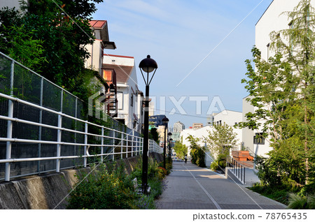 Scenery of reloading commercial facilities in a newly developed area between Shimokitazawa Station and Tohokuzawa Station Scenery of reloading commercial facilities in a newly developed area between Shimokitazawa Station and Tohokuzawa Station 78765435