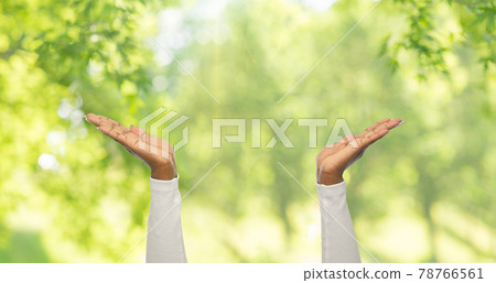 close up of african american woman clapping hands close up of african american woman clapping hands 78766561