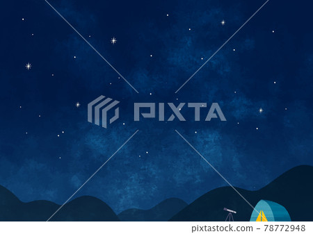 Starry sky and camping Starry sky and camping 78772948