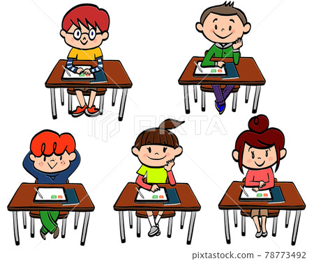 Children learning with digital devices Children learning with digital devices 78773492
