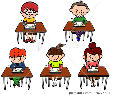 Children learning with digital devices Children learning with digital devices 78773495