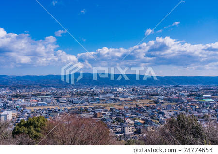 (Shizuoka Prefecture) Cityscape / Oroshidanchi in the eastern part of the prefecture, seen from Honjoyama Park in Shimizu Town (Shizuoka Prefecture) Cityscape / Oroshidanchi in the eastern part of the prefecture, seen from Honjoyama Park in Shimizu Town 78774653