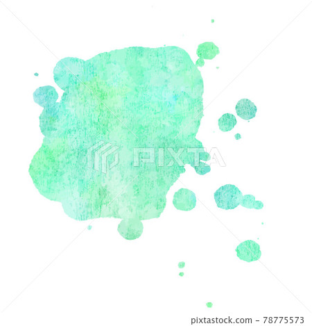 Vector abstract artistic vibrant teal watercolor background texture Vector abstract artistic vibrant teal watercolor background texture 78775573