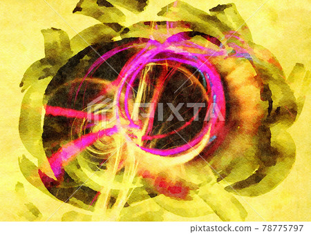 Abstract digital watercolor painting background 78775797