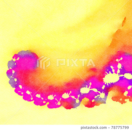 Abstract watercolor painting spiral background Abstract watercolor painting spiral background 78775799