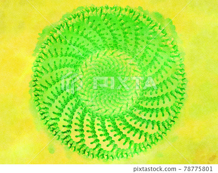 Abstract watercolor painting mandala background Abstract watercolor painting mandala background 78775801
