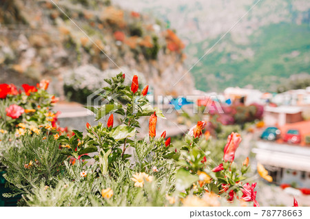 Beautiful coastal towns of Italy - scenic Positano in Amalfi coast Beautiful coastal towns of Italy - scenic Positano in Amalfi coast 78778663
