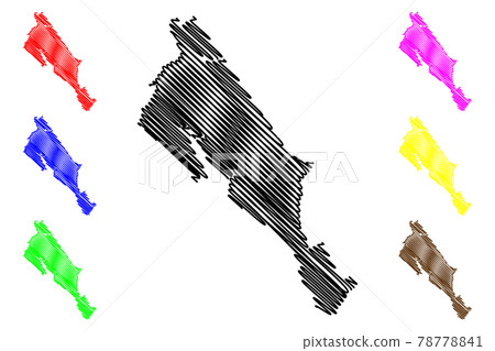 Newport News City (United States cities, United States of America, usa city) map vector illustration, scribble sketch City of Newport News map 78778841