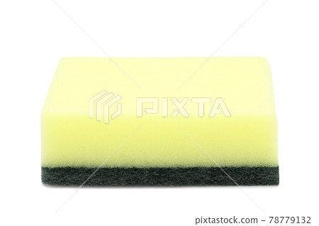 Sponge for cleaning isolated on white background 78779132
