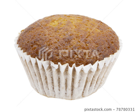 Banana cake isolated on white background Banana cake isolated on white background 78780331