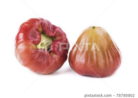 wax apples isolated on white background 78780802