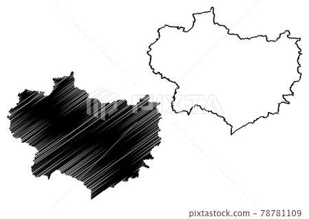 Krapina-Zagorje County (Counties of Croatia, Republic of Croatia) map vector illustration, scribble sketch Krapina Zagorje map 78781109