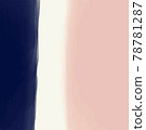 Pink and dark blue watercolor background-square 78781287