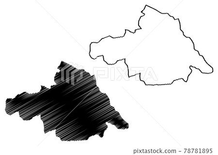 Arkhangai Province (aimags, Provinces of Mongolia) map vector illustration, scribble sketch Arkhangai Aimag map.... Arkhangai Province (aimags, Provinces of Mongolia) map vector illustration, scribble sketch Arkhangai Aimag map.... 78781895