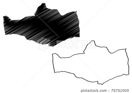 Umnugovi Province (aimags, Provinces of Mongolia) map vector illustration, scribble sketch Omnogovi Aimag map.... 78782009