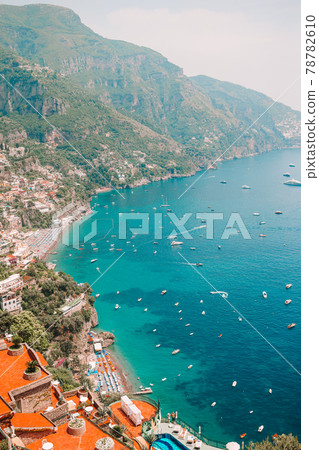 Beautiful coastal towns of Italy - scenic Positano in Amalfi coast 78782610