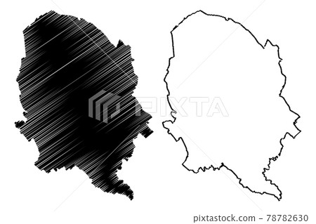 Northern Savonia Region (Republic of Finland) map vector illustration, scribble sketch North Savo map 78782630