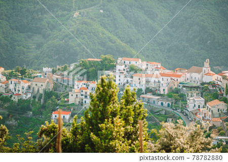 Beautiful cozy bay with boats and clear turquoise water in Italy Beautiful cozy bay with boats and clear turquoise water in Italy 78782880