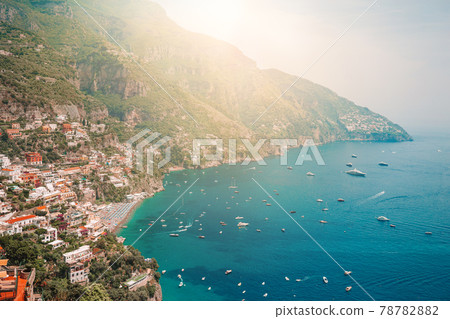Beautiful coastal towns of Italy - scenic Positano in Amalfi coast Beautiful coastal towns of Italy - scenic Positano in Amalfi coast 78782882