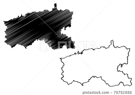 Limerick City and County Council (Republic of Ireland, Counties of Ireland) map vector illustration, scribble sketch Limerick map.. Limerick City and County Council (Republic of Ireland, Counties of Ireland) map vector illustration, scribble sketch Limerick map.. 78782888