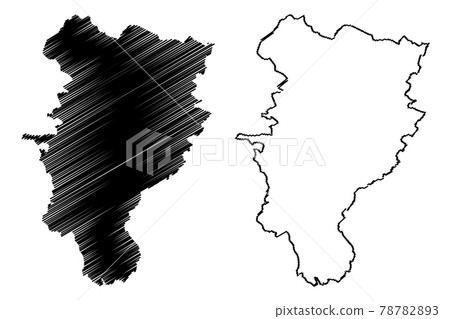 Kildare County Council (Republic of Ireland, Counties of Ireland) map vector illustration, scribble sketch Kildare map.... Kildare County Council (Republic of Ireland, Counties of Ireland) map vector illustration, scribble sketch Kildare map.... 78782893