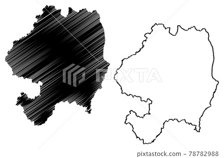 Wicklow County Council (Republic of Ireland, Counties of Ireland) map vector illustration, scribble sketch Wicklow map.... Wicklow County Council (Republic of Ireland, Counties of Ireland) map vector illustration, scribble sketch Wicklow map.... 78782988