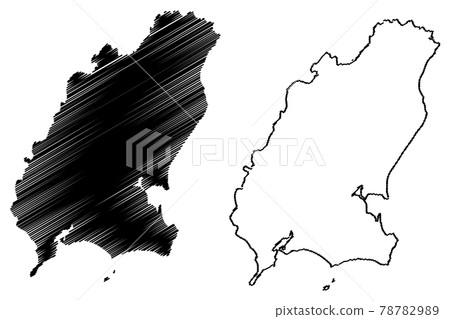 Wexford County Council (Republic of Ireland, Counties of Ireland) map vector illustration, scribble sketch Wexford map.... Wexford County Council (Republic of Ireland, Counties of Ireland) map vector illustration, scribble sketch Wexford map.... 78782989