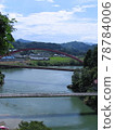從會津福島縣柳津市遠藏寺看到的只見川 78784006