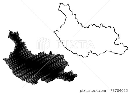 Kyustendil Province (Republic of Bulgaria, Provinces of Bulgaria) map vector illustration, scribble sketch Kyustendil map Kyustendil Province (Republic of Bulgaria, Provinces of Bulgaria) map vector illustration, scribble sketch Kyustendil map 78784023