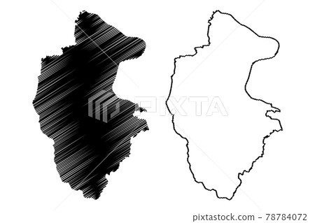 Vidin Province (Republic of Bulgaria, Provinces of Bulgaria) map vector illustration, scribble sketch Vidin map Vidin Province (Republic of Bulgaria, Provinces of Bulgaria) map vector illustration, scribble sketch Vidin map 78784072