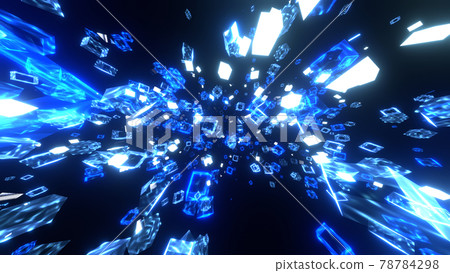 Cube Glitter 透明藍【還有另一個版本】 78784298