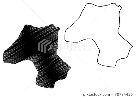 Esteli Department (Republic of Nicaragua, Departments of Nicaragua) map vector illustration, scribble sketch Esteli (NI-ES) map.. Esteli Department (Republic of Nicaragua, Departments of Nicaragua) map vector illustration, scribble sketch Esteli (NI-ES) map.. 78784436