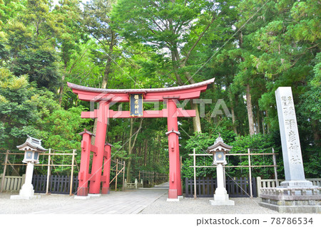 新潟青空彌彥神社一野鳥居 78786534