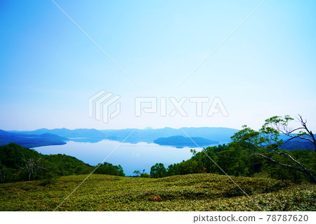 Lake Kussharo overlooking Highland Koshimizu 725 Observatory Hokkaido 78787620