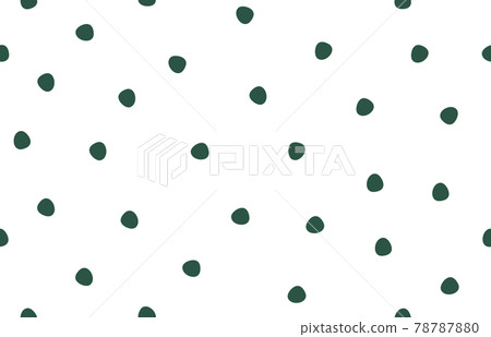 Seamless pattern polka dots doodle circles vector 78787880