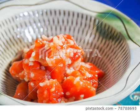 Sockeye salmon pickled in Ishikari 78788693