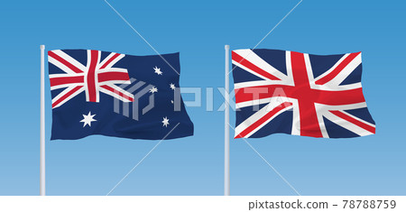 British and Australian flags 78788759