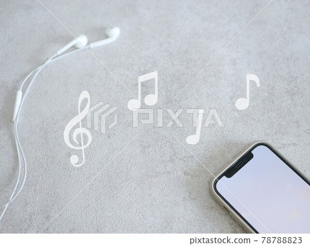 Music on smartphone 78788823
