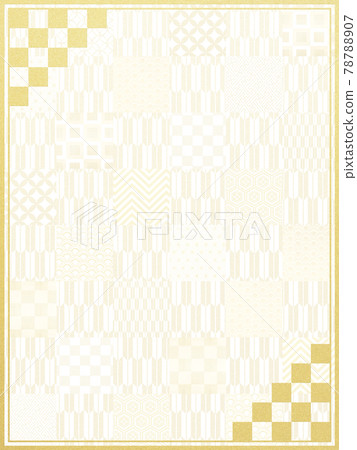 Golden checkered frame-there are multiple variations 78788907