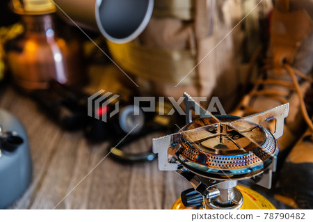 戶外登山野營裝備特寫材料 78790482